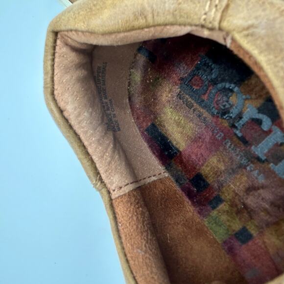 Born Sur Leopard Print Sneakers Women’s 9M Brown Leather Lace‑Up Low Top - Picture 3 of 13